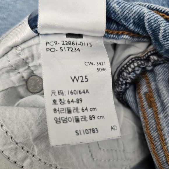 Levi’s Wedgie Icon Fit jeans Jazz Devoted light wash size 25 distressed - Picture 11 of 15